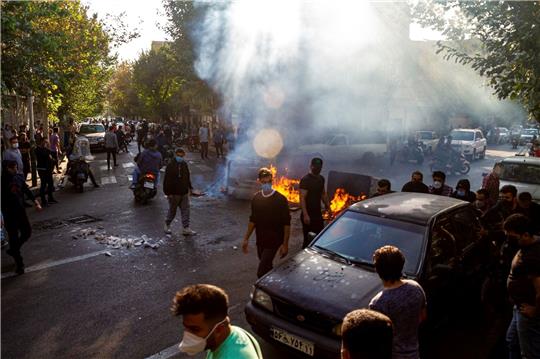 Proteste in Teheran Ende Oktober.
