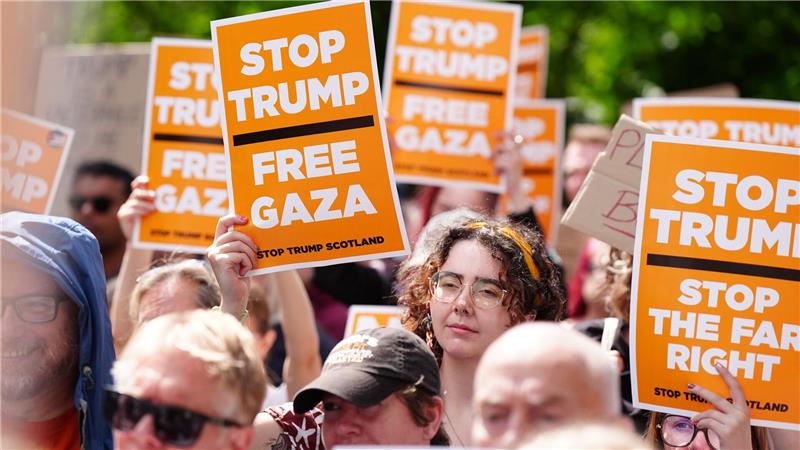 Protestiert wurde vor allem in Aberdeen und Edinburgh 