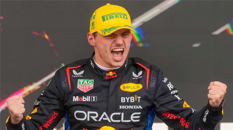 Pure Freude und auch große Genugtuung bei Max Verstappen