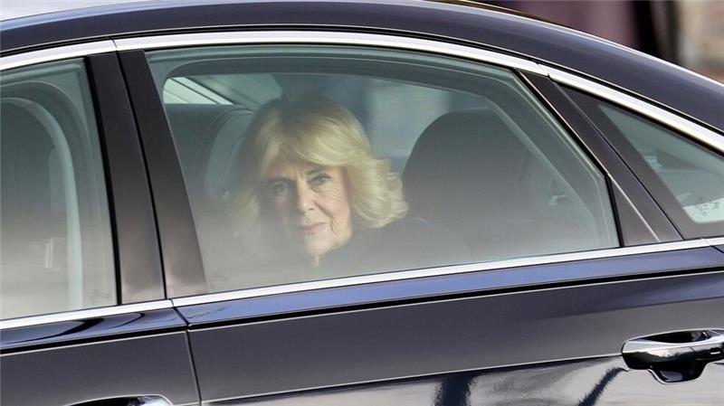 Kate und William begrüßen Emir von Katar zum Staatsbesuch Queen Camilla verzichtete wegen der Folgen einer Infektion auf den Empfang im Freien.