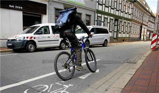 Radfahren mit Frustfaktor: Goslar schneidet beim Fahrradklima-Test nicht gut ab.