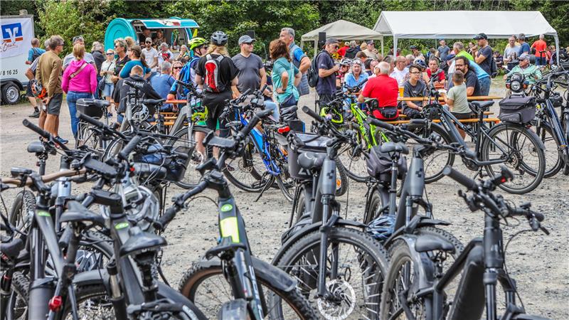 Räder über Räder – Radler über Radler: Viel los ist am Sonntag zwischen Wildemann und Langelsheim.