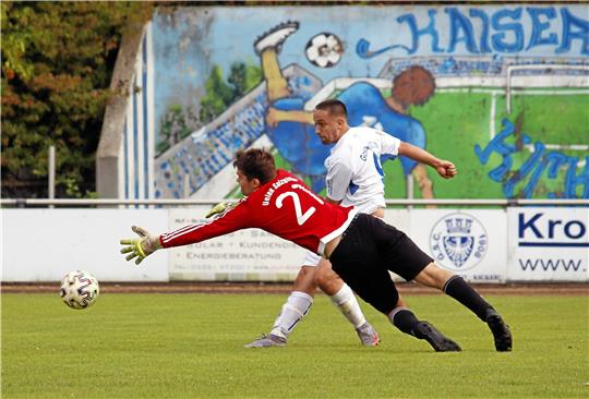 Raul Lora-Moreno wird den Goslarer SC 08 verlassen und in der kommenden Spielzeit für Ligakontrahent Fortuna Lebenstedt auf Torejagd gehen. Foto: Epping