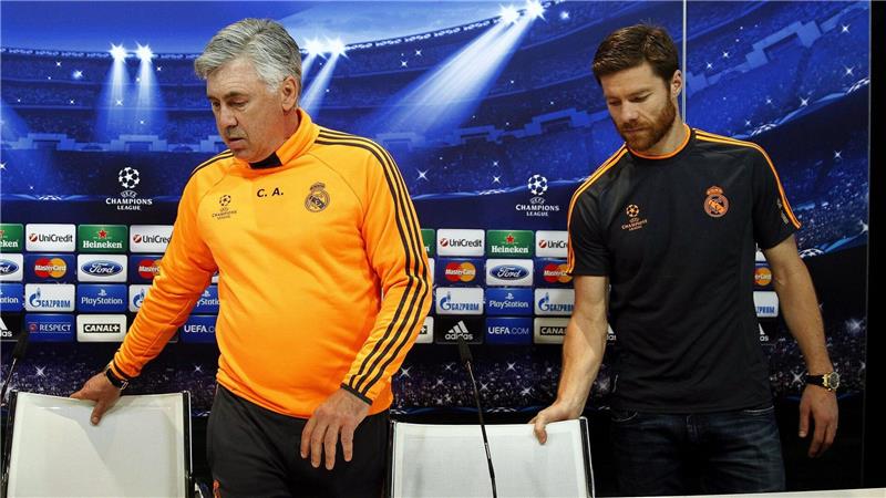 Reals Noch-Trainer Carlo Ancelotti kennt Xabi Alonso noch aus gemeinsamen Zeiten in der spanischen Hauptstadt.