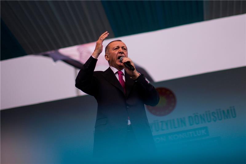 Recep Tayyip Erdogan. Die Präsidentschaftswahlen in der Türkei sind für den 14. Mai angesetzt.