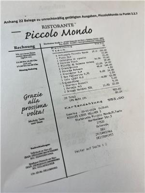 Bewirtungsbeleg nach einem AfD-Treffen bei einem Italiener in Osterode: Eine Rechnung über 553 Euro.