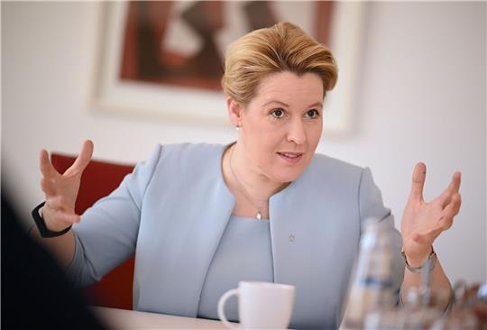 Regierende Bürgermeisterin von Berlin und Vorsitzende der Hauptstadt-SPD: Franziska Giffey.