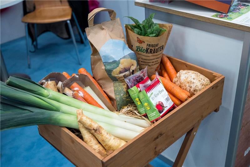 Bio-Produkte sind wieder stärker gefragt Regionales und saisonales Gemüse aus Franken auf der Naturkostmesse Biofach in Nürnberg.