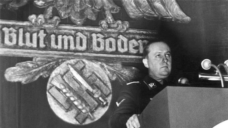 Reichsbauernführer Richard Walther Darré während einer Großkundgebung in Goslar