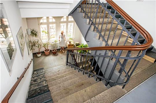 Reizvolle Innenansicht aus vormaliger Nutzerzeit: Für die RG-Oberstufe ist das ehemalige Stadtarchiv als neues Domizil vorgesehen. Archivfoto: Schenk