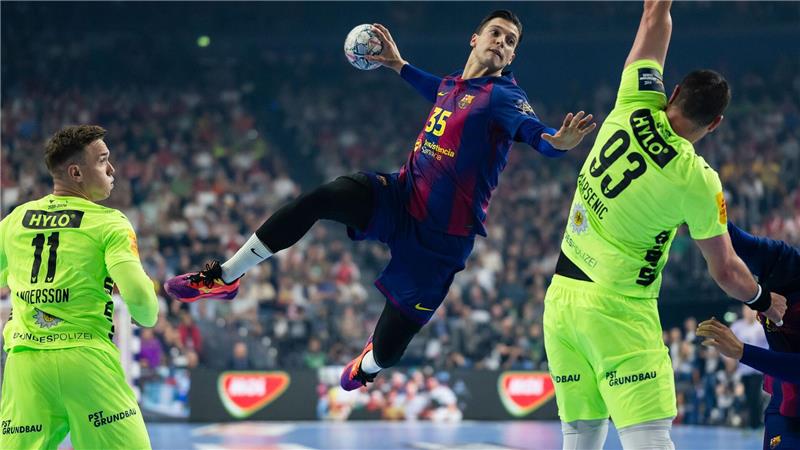 Rekordsieger Barcelona zeigte sich gegen die Füchse Berlin dominant. 