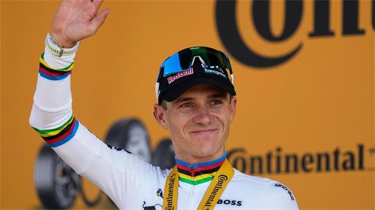 Remco Evenepoel ist Europameister. (Archivbild)