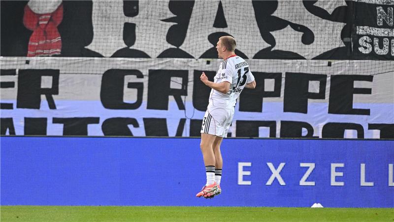 Nächster Dämpfer: Eintracht spielt 1:1 in Heidenheim Rettete der Eintracht zumindest einen Punkt: Rasmus Kristensen