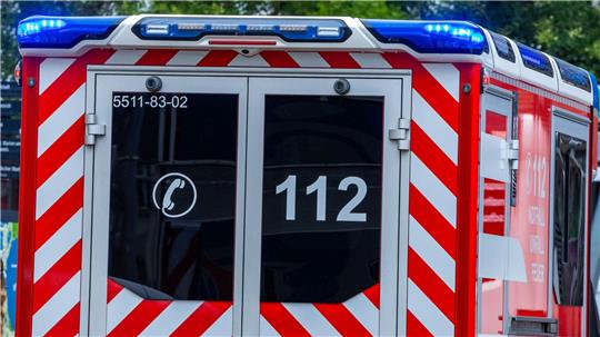 Rettungskräfte brachten die zum Teil schwer verletzten Insassen des Kleinbusses in eine Klinik. (Symbolbild)