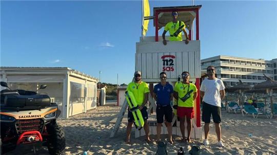 Rettungsschwimmer auf Mallorca haben fünf Deutsche gerettet. Die Urlauber waren von plötzlich einsetzenden starken Strömungen aufs Meer hinausgezogen worden. 