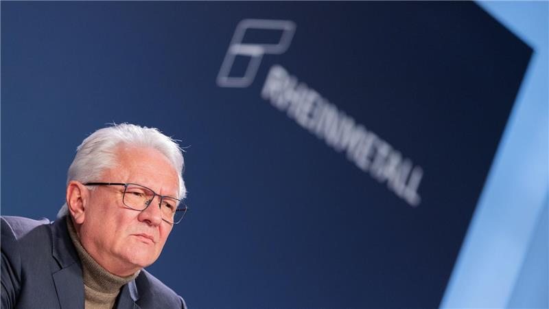 Rheinmetall-Chef Armin Papperger richtet den Blick nach vorn, die Perspektiven sind blendend. 