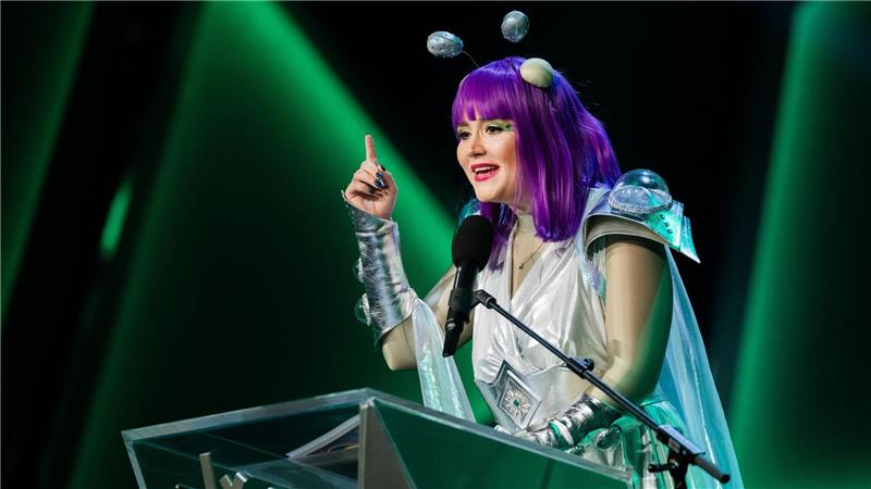 Ricarda Lang hat sich in einer Karnevalsrede CSU-Chef Markus Söder vorgenommen.