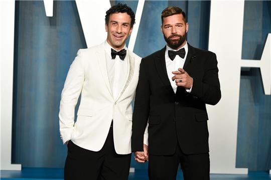 Ricky Martin (r) und Jwan Yosef bei der Vanity Fair Oscar Party (2022)