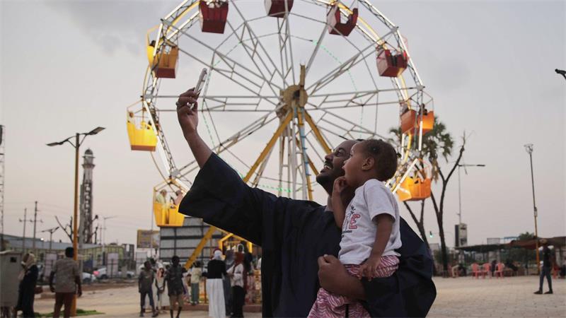 Riesenrad im Sudan