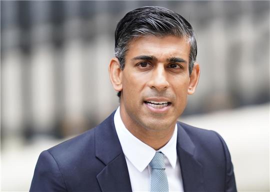 Rishi Sunak, Premierminister von Großbritannien.