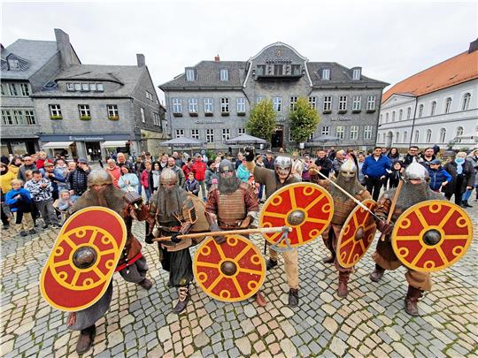Ritter kämpfen dieses Jahr nicht auf dem Marktplatz – jedenfalls nicht während des Kaisermarktes. Archivfoto: Epping