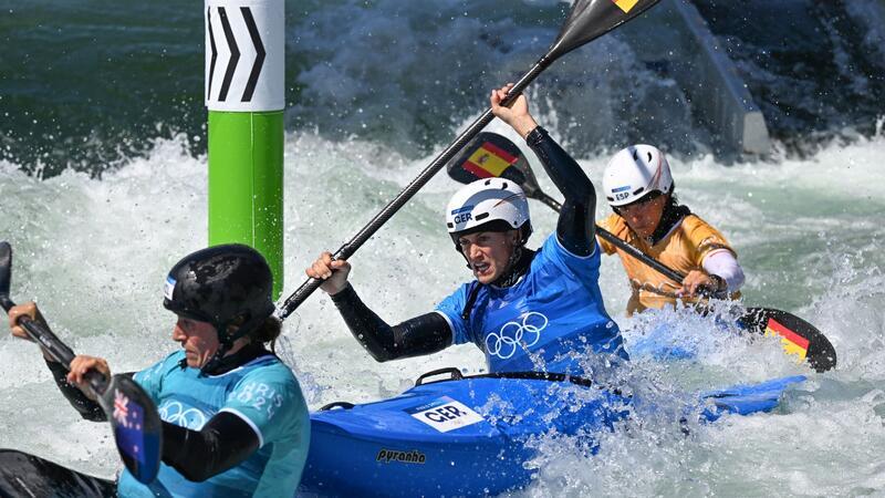 Rivarda Funk kollidierte mit einer Kontrahentin und schied im Viertelfinale aus.