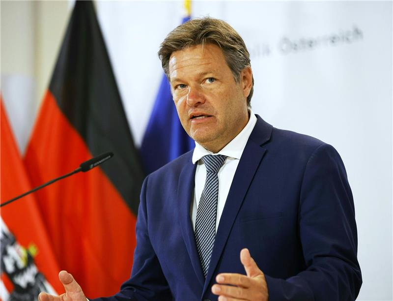 Wirtschaftsminister Habeck hat Corona Robert Habeck am Dienstag in Wien.