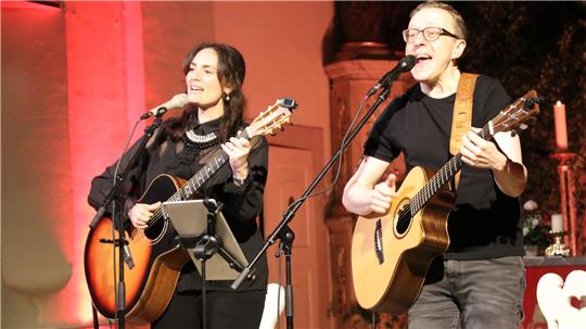 Romina Fröhlich und Jörg Hecker spielen in St. Stephani.
