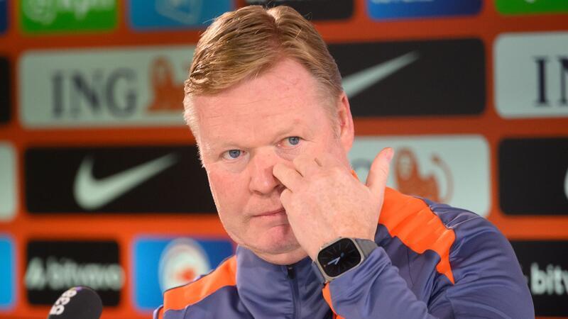 Niederländische Nationalmannschaft testet gegen Havelse Ronald Koeman, Trainer der niederländischen Fußballnationalmannschaft.