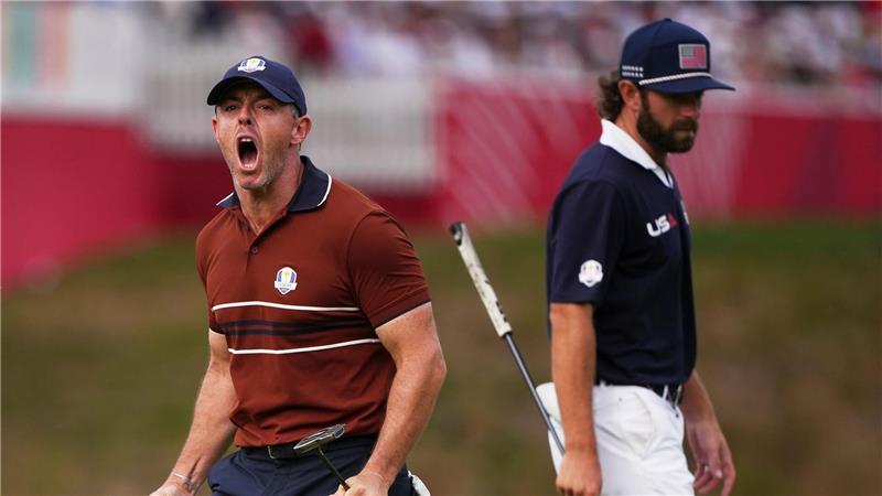Rory McIlroy und das europäische Team haben beim Ryder Cup viel mehr zu bejubeln als die Gastgeber.