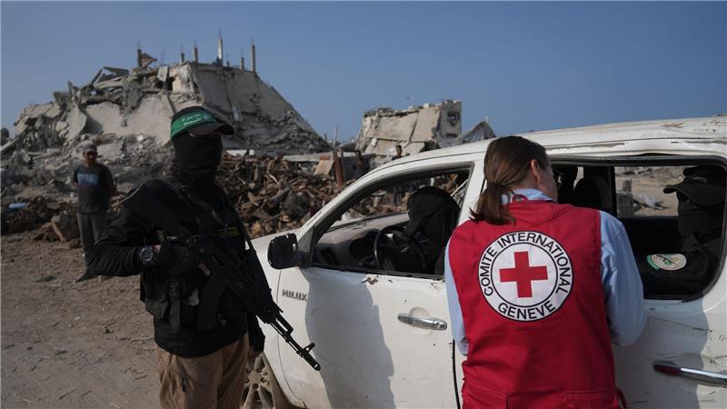 Rotes Kreuz begleitet Hamas bei der Suche nach Leichen der Geiseln im Gazastreifen