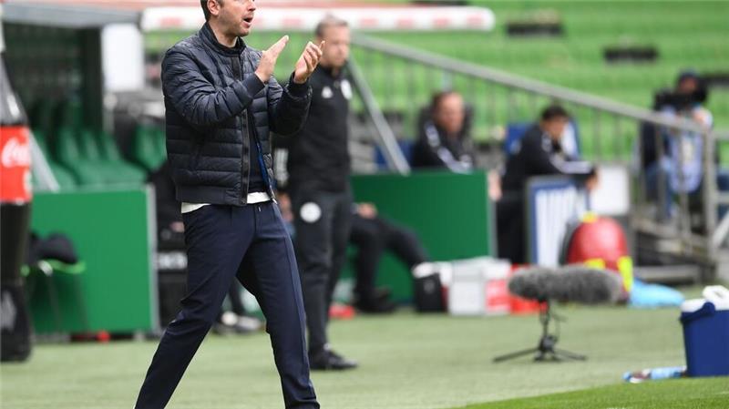 Kohfeldt über Bremen-Rückkehr: „Löst nicht nur Freude aus“ Rückkehr ins Weserstadion: Florian Kohfeldt rechnet mit einem emotionalen Spiel (Archiv).