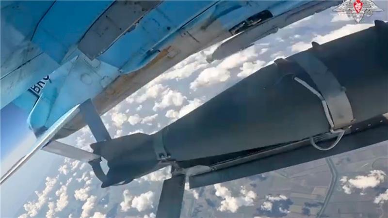Russische Gleitbomben haben nur eine kurze Vorwarnzeit, es gibt kaum ein Abwehrmittel. (Archivbild)