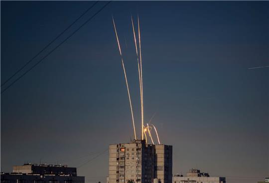 Russische Raketen werden der Region Belgorod aus auf die Ukraine abgefeuert.