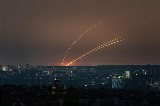 Russische Raketen werden von der Region Belgorod aus auf die Ukraine abgefeuert.