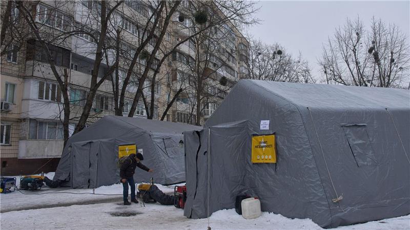 Russland greift immer wieder Energieversorgungsanlagen auch in Kiew an. (Archivbild)