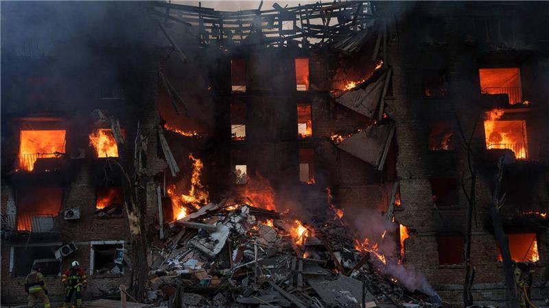 Russland spricht von einem Vergeltungsschlag für die ukrainischen Angriffe auf zivile Infrastruktur.