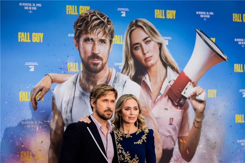 Von Ken zum Actionhelden: Ryan Gosling ist „The Fall Guy” Ryan Gosling und Emily Blunt stellen «The Fall Guy» in Berlin vor.