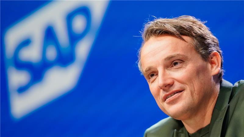 Nvidia überholt Apple als teuerster Konzern - SAP fällt ab SAP-Chef Christian Klein leitet das mit Abstand teuerste deutsche Börsenunternehmen. (Archivbild)