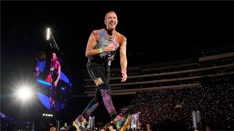 Shakira, Madonna und BTS bei Halbzeitshow im WM-Finale Sänger Chris Martin von Coldplay kümmert sich um die Halbzeitshow beim WM-Endspiel nahe New York am 19. Juli. (Archivbild)