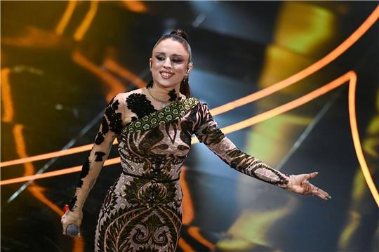 Sängerin Angelina Mango hat beim  Sanremo Musikfestival gewonnen.