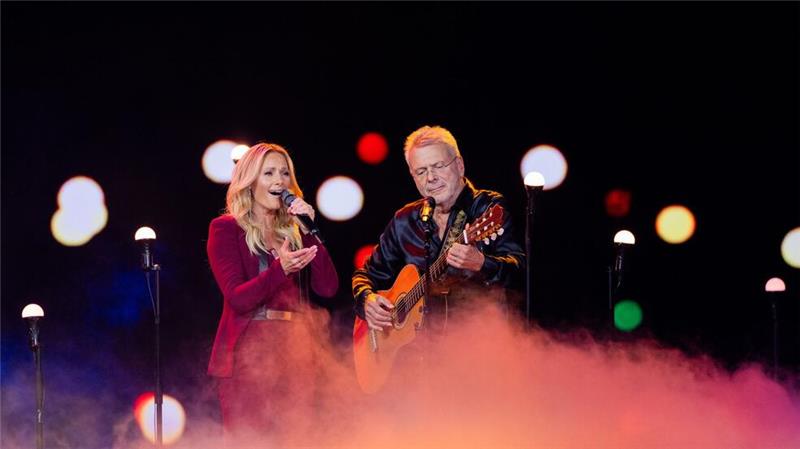 Sängerin Helene Fischer und Sänger Reinhard Mey.
