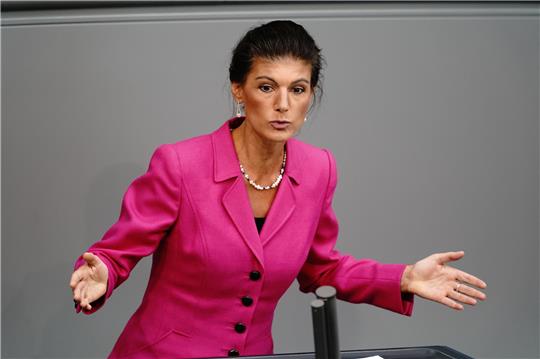 Sahra Wagenknecht hat angekündigt, die Linke zu verlassen und eine eigene Partie zu gründen. Foto: picture alliance/dpa | Kay Nietfeld