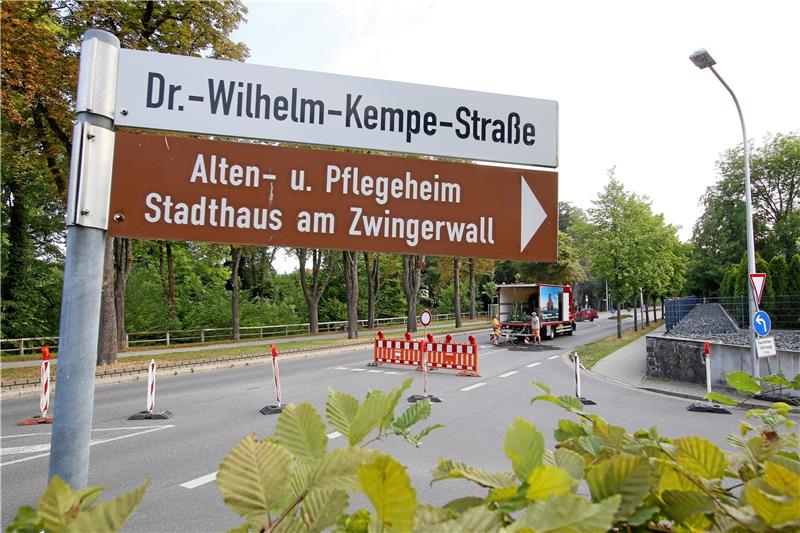 Sanierung der B 241: Die Dr.-Wilhelm-Kempe-Straße bleibt aus Richtung Oberharz jedoch befahrbar.  Foto: Epping