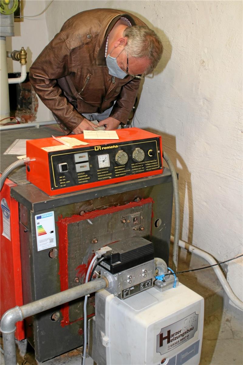 Sanierung der Stadtbibliothek alte Heizungsanlage Brune