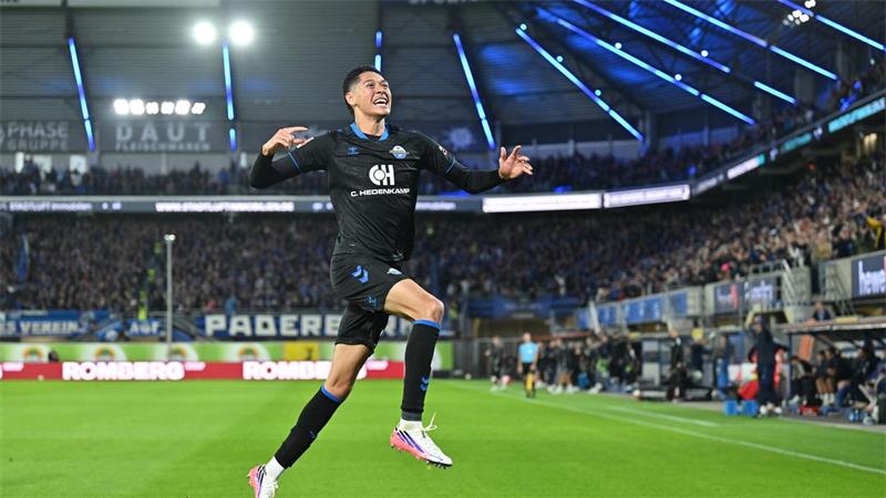 Santiago Castaneda erzielte den ersten Saisontreffer für den SC Paderborn.