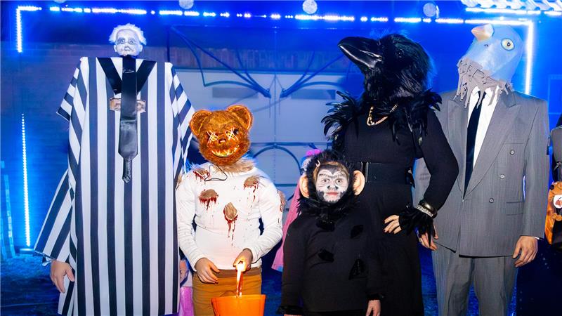 Schaurig-kreativ und abwechslungsreich sind die Kostüme, wie hier in Westerode.