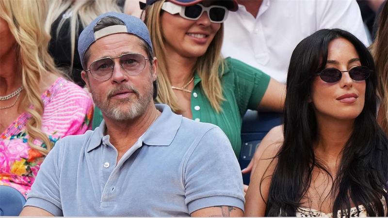 Schauspieler Brad Pitt verfolgte das Finale auf der Tribüne.