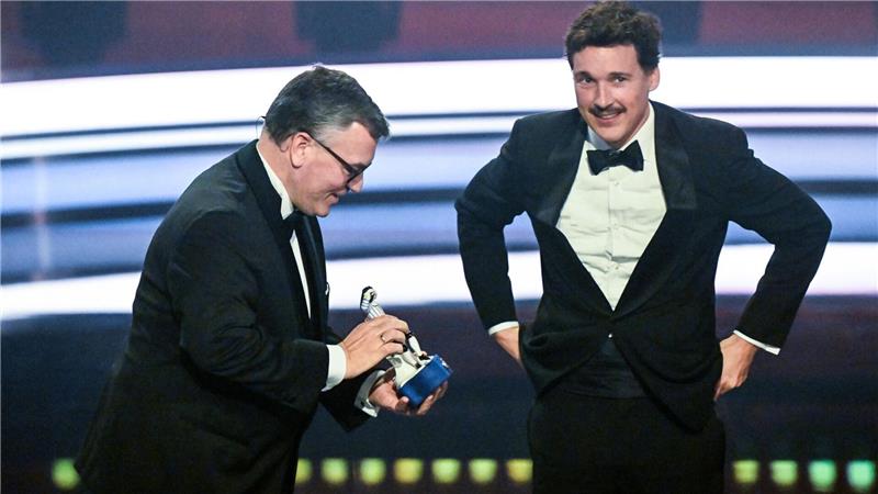 Schauspieler Florian David Fitz bekommt den Ehrenpreis. 