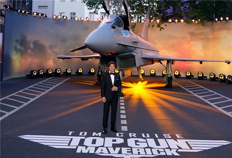 Schauspieler Tom Cruise bei der Premiere des Films «Top Gun: Maverick».